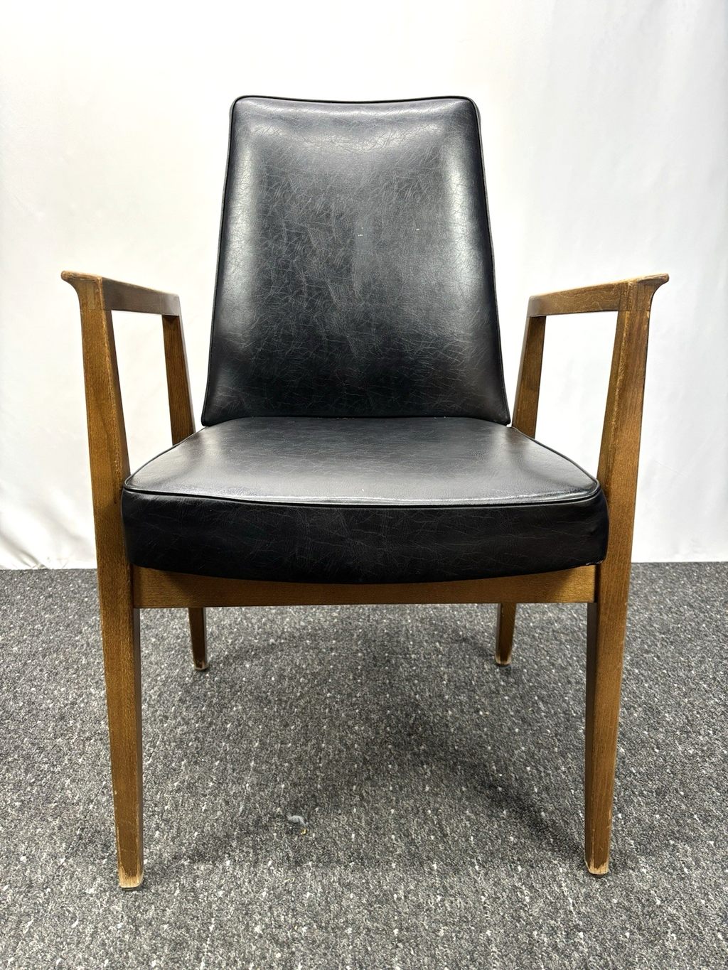 1 von 6 ORIGINAL Thonet Stuhl/ Sessel Midcentury Büro Esszimmer Art Deco Leder