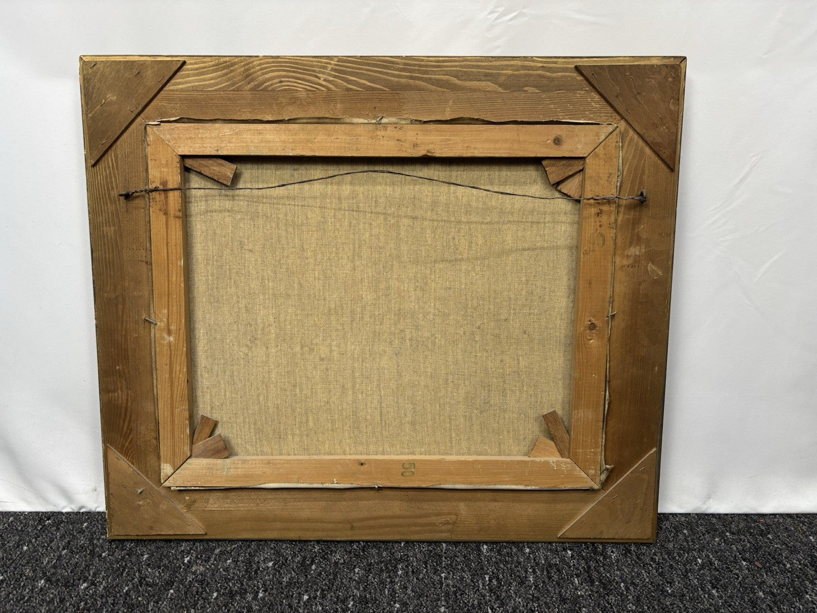 Ölgemälde Gerrit Marre Bild "Segelschiffe Nr.2" signiert  gerahmt ca. 63 x 53 cm
