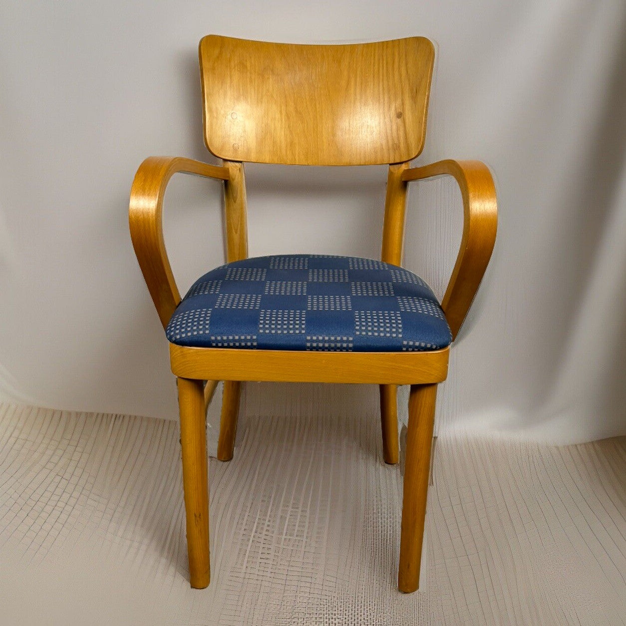 1 von 11 Fameg (ehem Thonet) Armlehnstuhl  Sessel Massiv Bauhaus ArtDeco Vintage