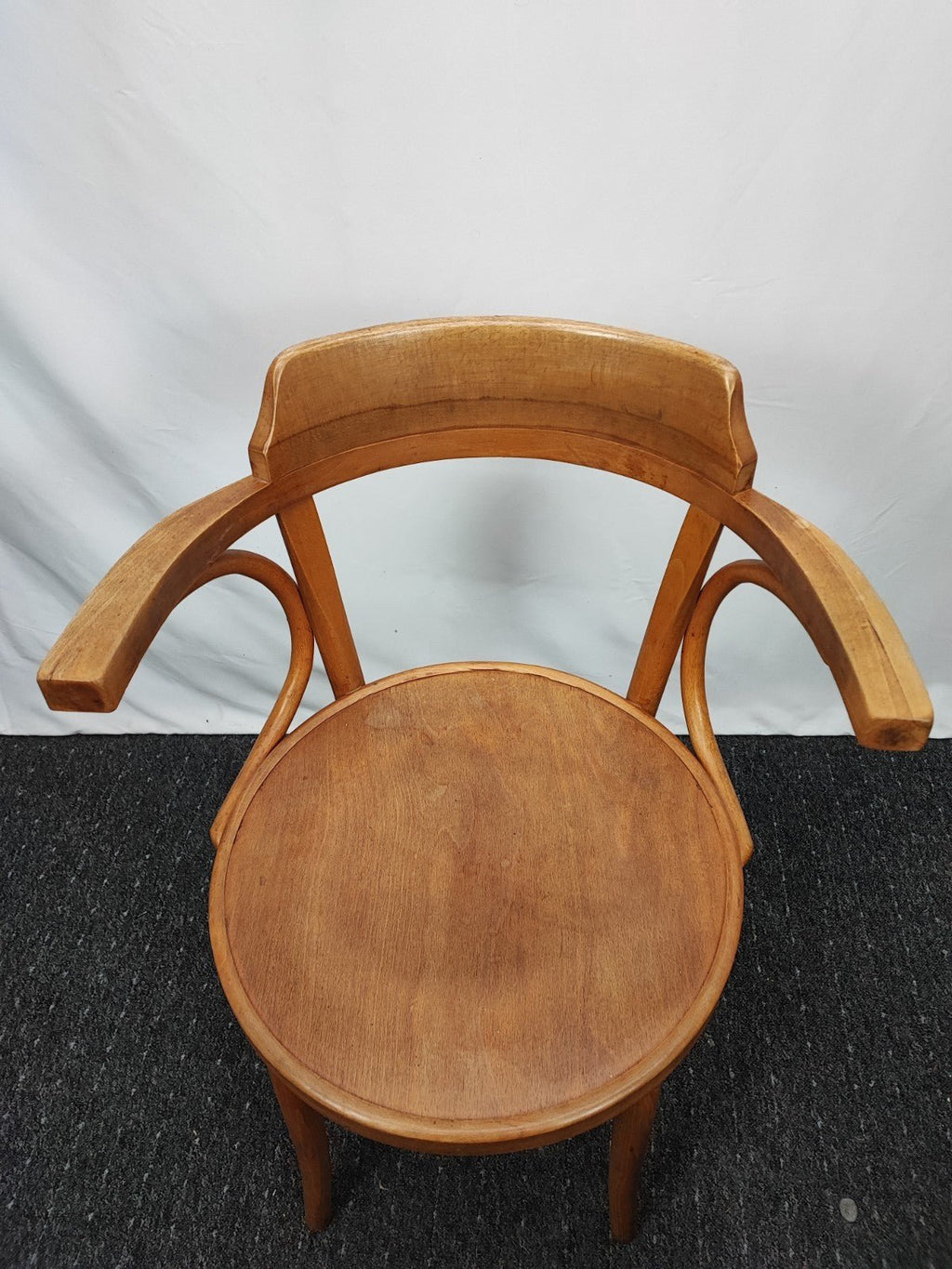 2x Bugholz Armlehnstuhl Paar Kaffeehausstuhl Thonet-Stil Vintage Buche - Wesel Antik Kunst Vintage