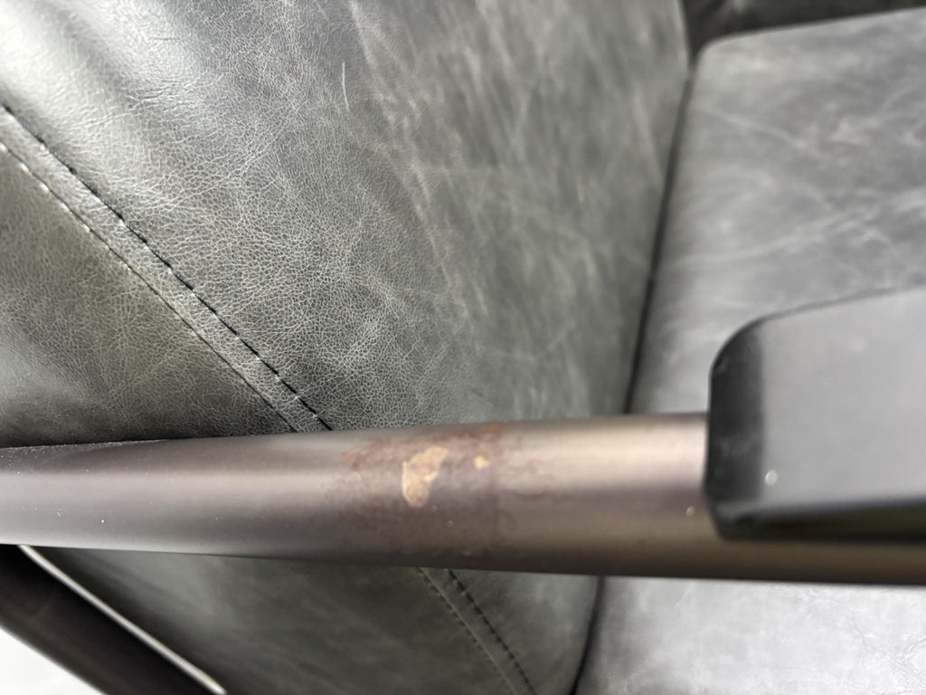 1 von 2 Sessel Bauhaus Stahlrohr Leder Freischwinger Fauteuil Thonet Gispen