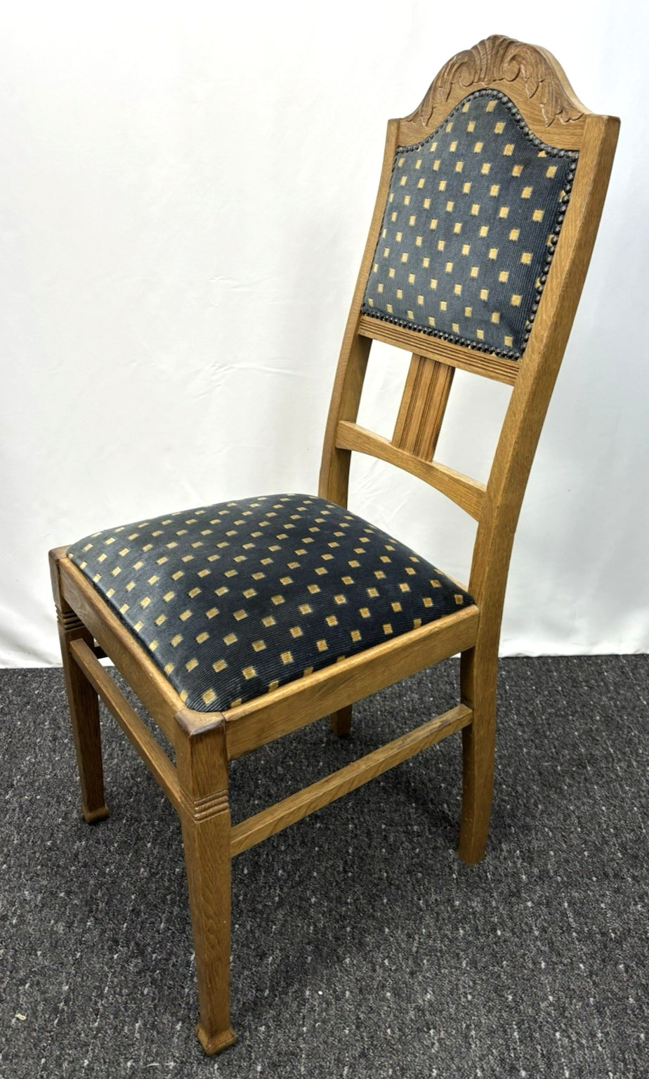 4er Stuhlset Holz Art Deco Esszimmer Vintage