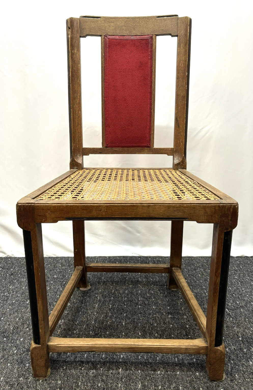 4er Set Stühle Esszimmer Art Deco Vintage Wiener Geflecht (z.T. beschädigt)