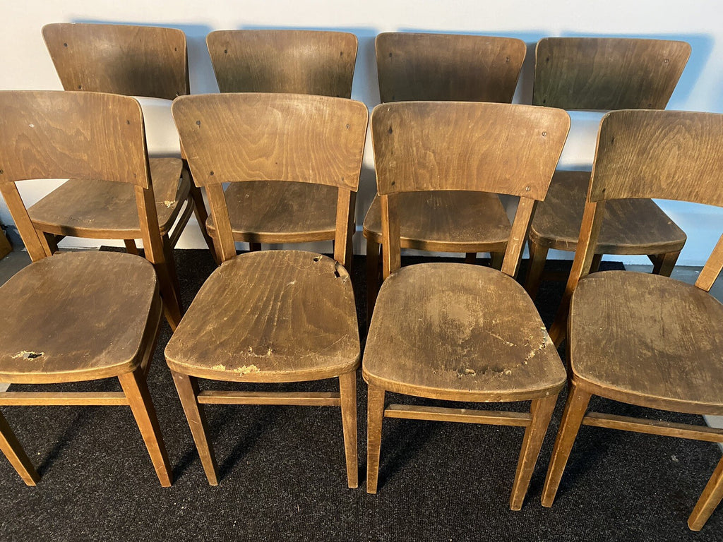 1 von 2 Original Thonet Kaffeehaus Frankfurter Stuhl Bauhaus beschädigt