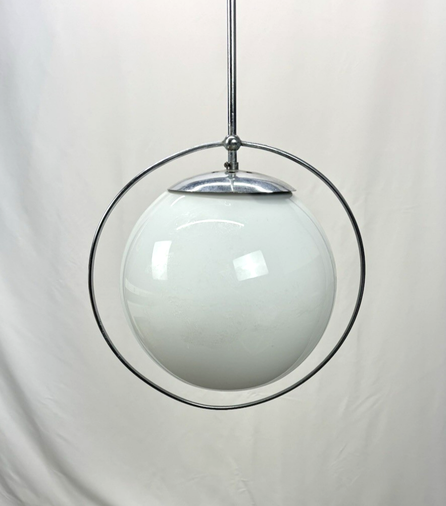Hängelampe Bauhaus Art Deco Sputnik Space Auge Mid-Century ca. 90 cm hoch