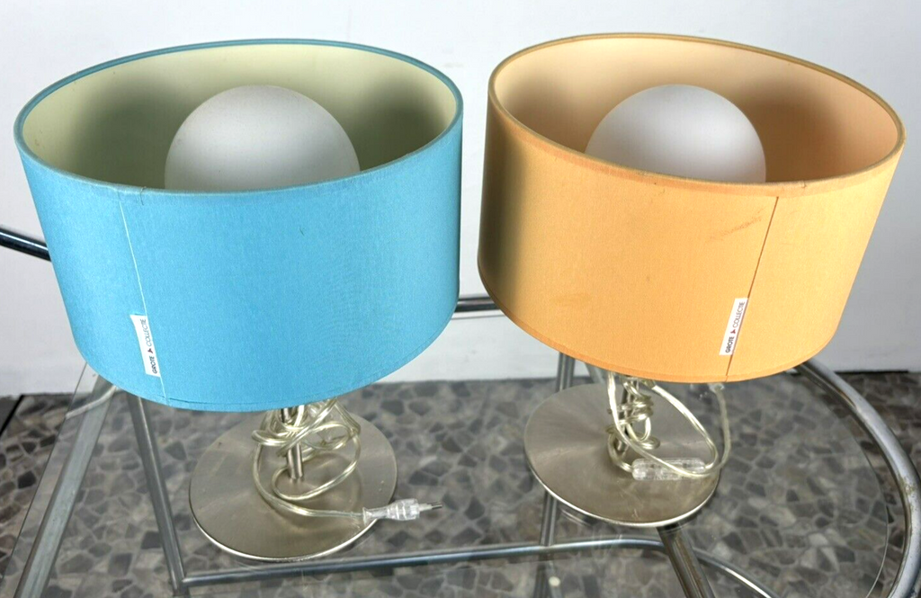 1 von 2 Original Morosini Nachttisch Lampe Modell FOG Vintage Tischlampe Italien