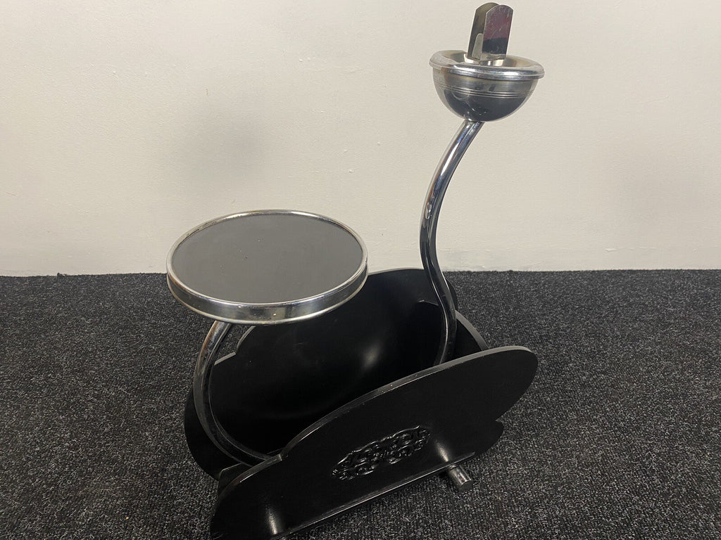 Rauchertisch Zeitungsständer Stahlrohrmöbel Bauhaus  Aschenbecher