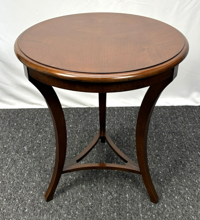 Beistelltisch Tisch Rund Holz Art Deco Vintage ca. 64 cm hoch