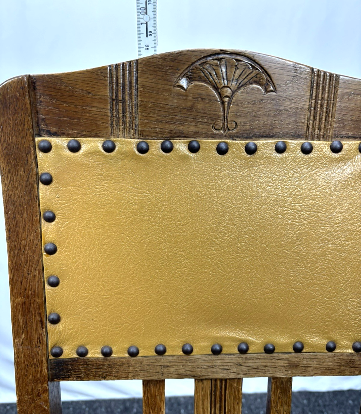 Stuhl Kaffeehaus Landhaus Bistro Art Deco Leder Holz Küche