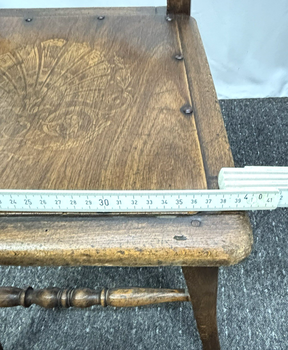 Bistro Kaffeehausstuhl Prägesitz Massivholz Art Deco Küche Schreibtisch