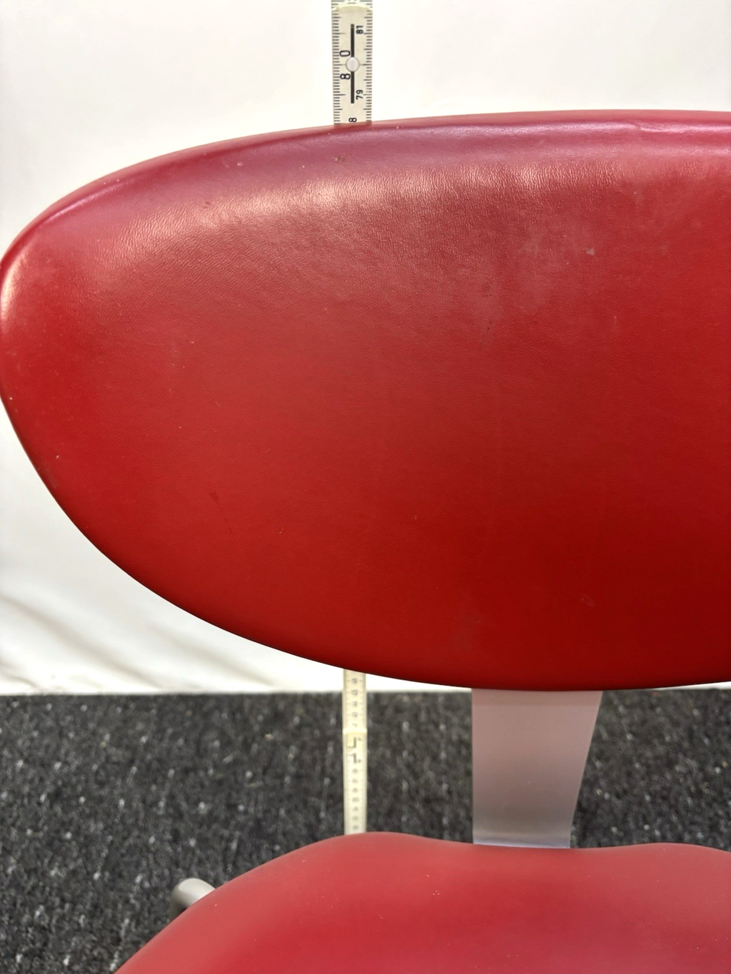 Calligaris Stuhl Küchenstuhl Büro Art Deco Bauhaus Vintage Edelstahl Leder