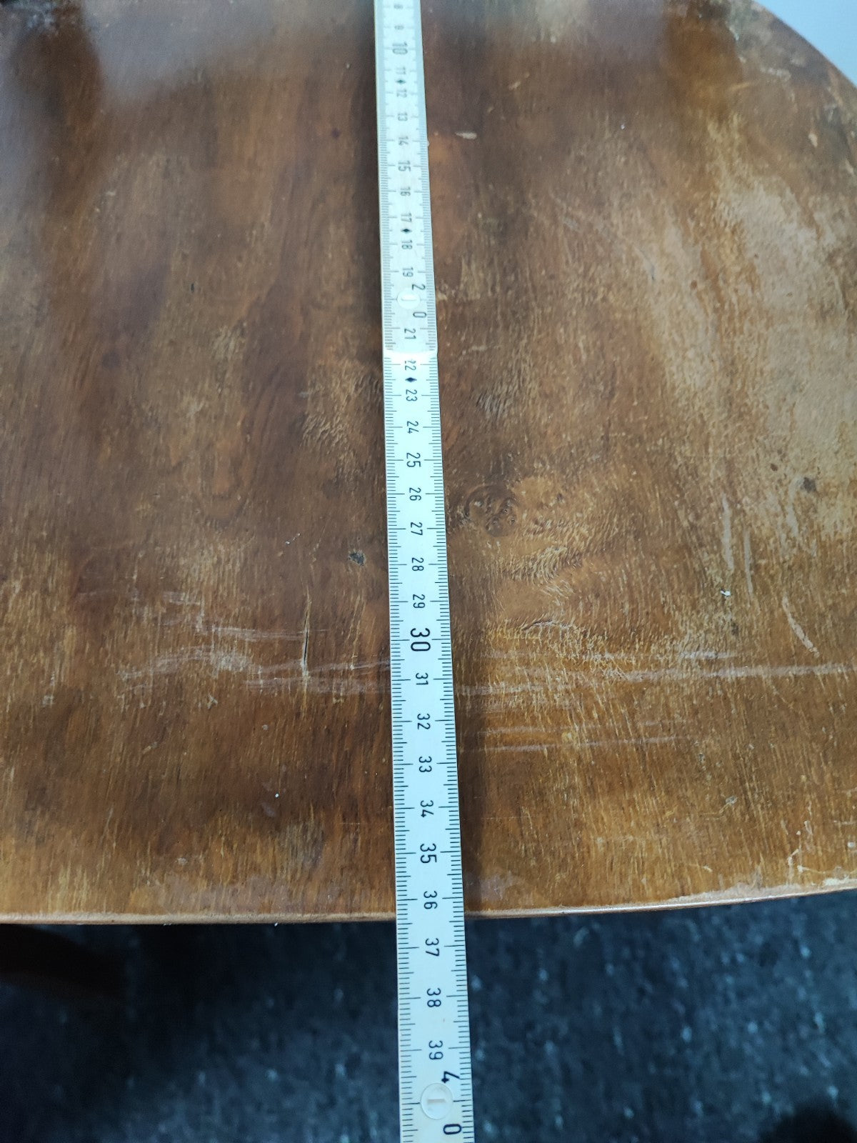2x Vintage Bistrostuhl Café Stuhl Massivholz Sprossenlehne Küchenstuhl Braun