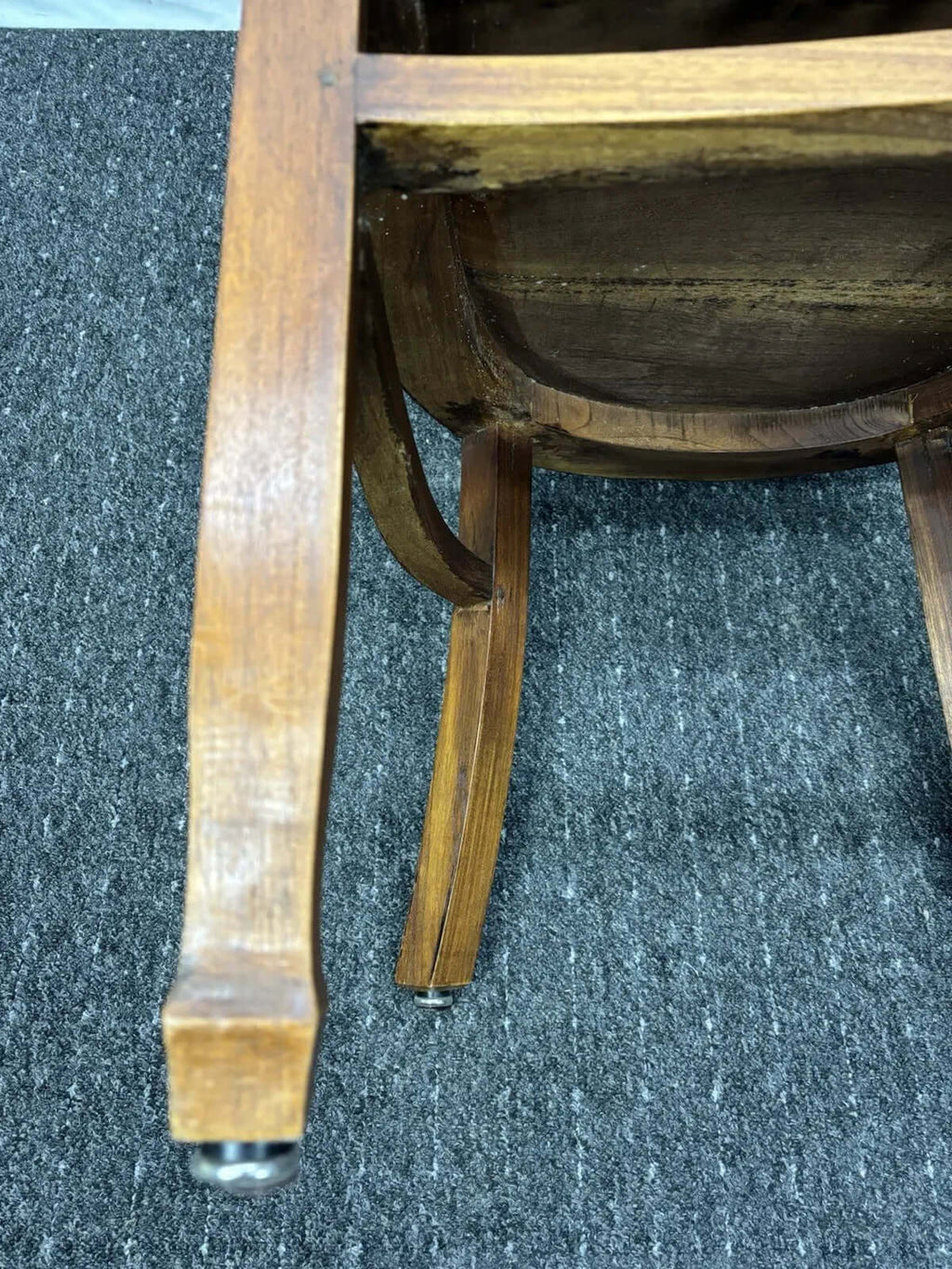 1 von 4 Armlehnstuhl Kolonialstil Massivholz Art Deco Bauhaus Gropius