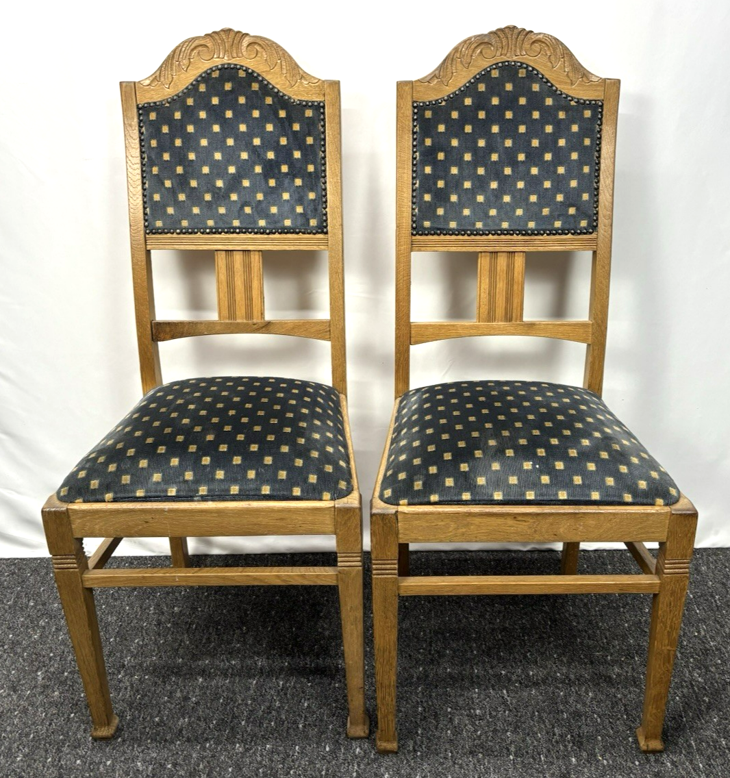 4er Stuhlset Holz Art Deco Esszimmer Vintage