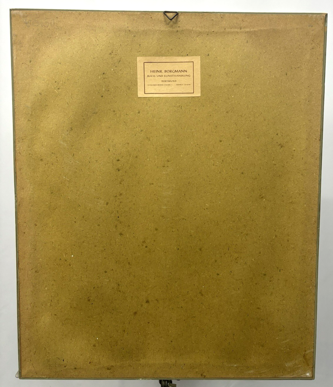 Bild "Lesendes Mädchen" verm. Druck gerahmt ca. 43 x52 cm