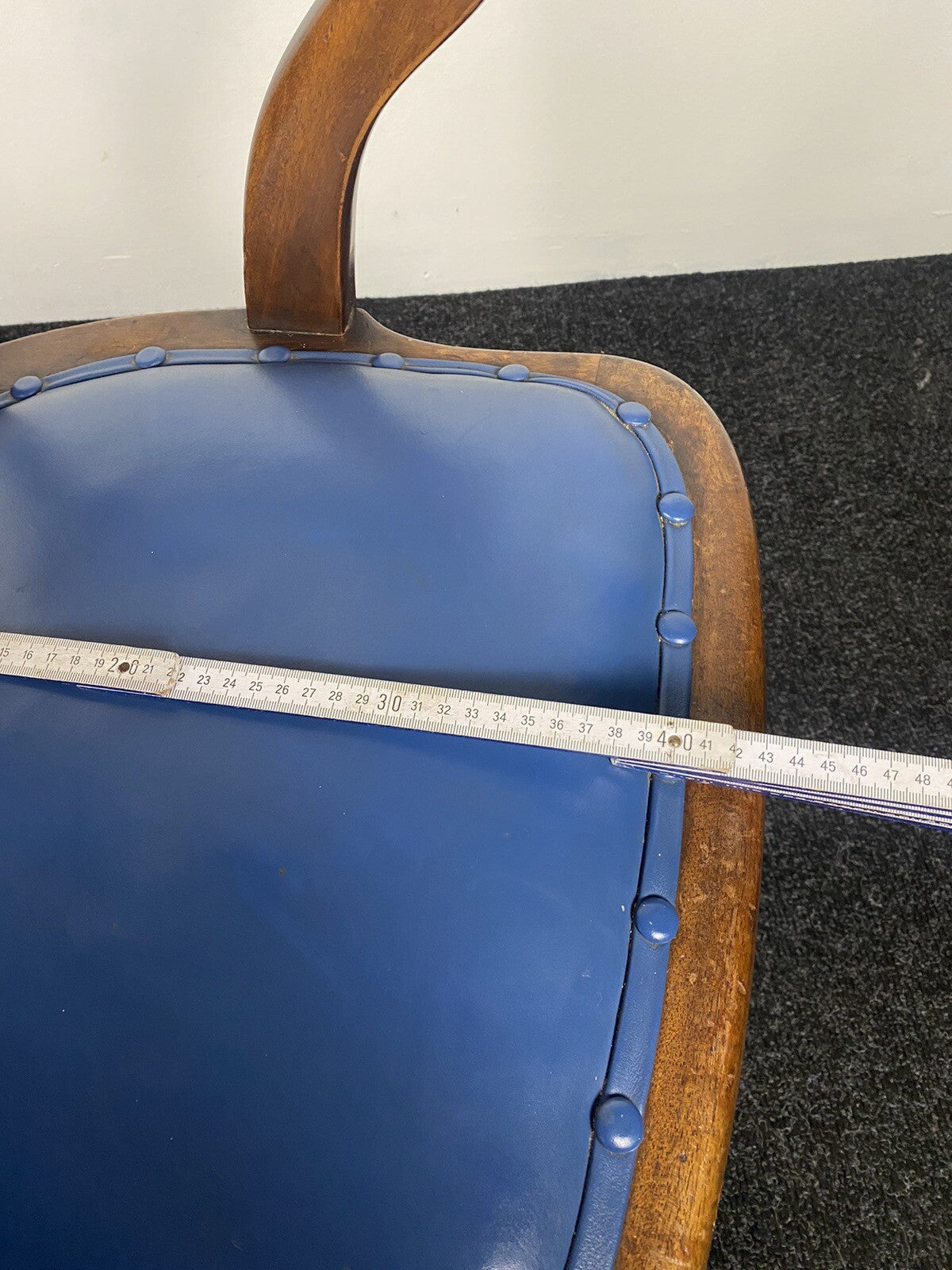 Amerikanischer Drehstuhl Officechair Büro Antik Art Deco