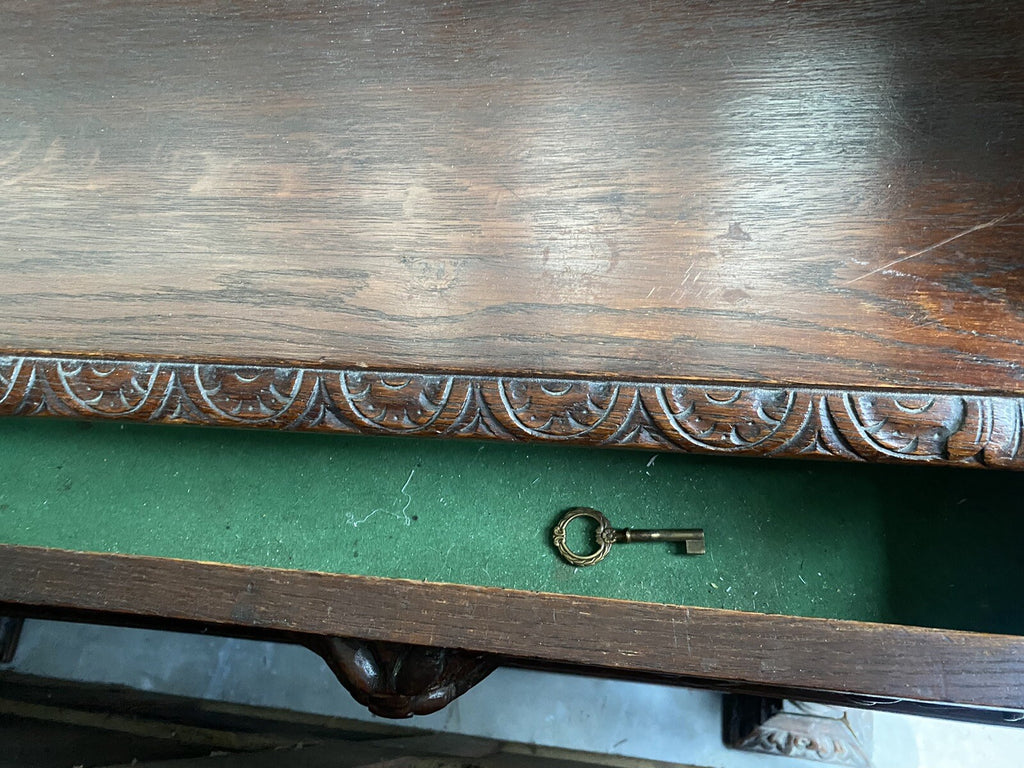 Prachtvoller Antiker Buffetschrank | Gründerzeit Aufsatzbuffet | Eiche massiv |