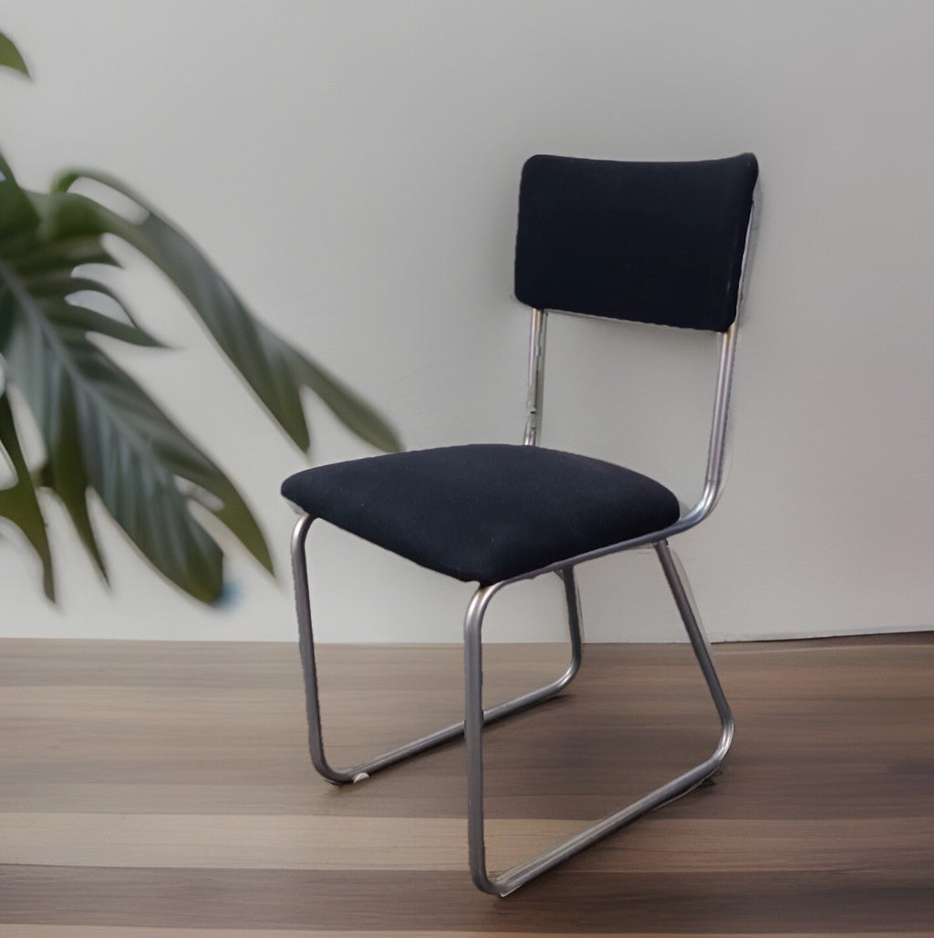 1 von 2 Stühlen Stuhl Bauhaus Stahlrohr Vintage Stahlrohrmöbel Gispen Stil