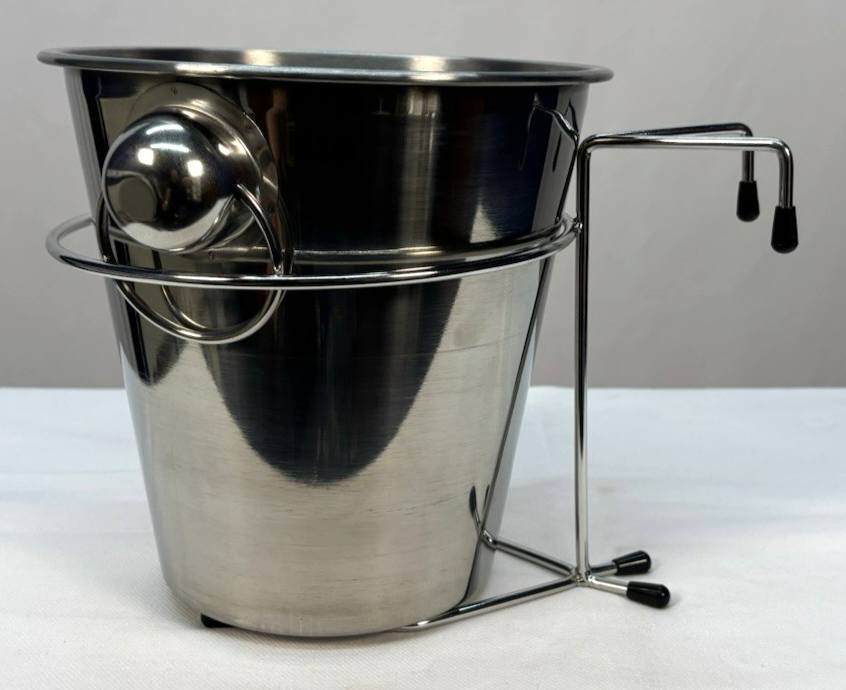 Sektkühler Weinkühler mit Halter Edelstahl „Neu aus Restpostenverkauf“