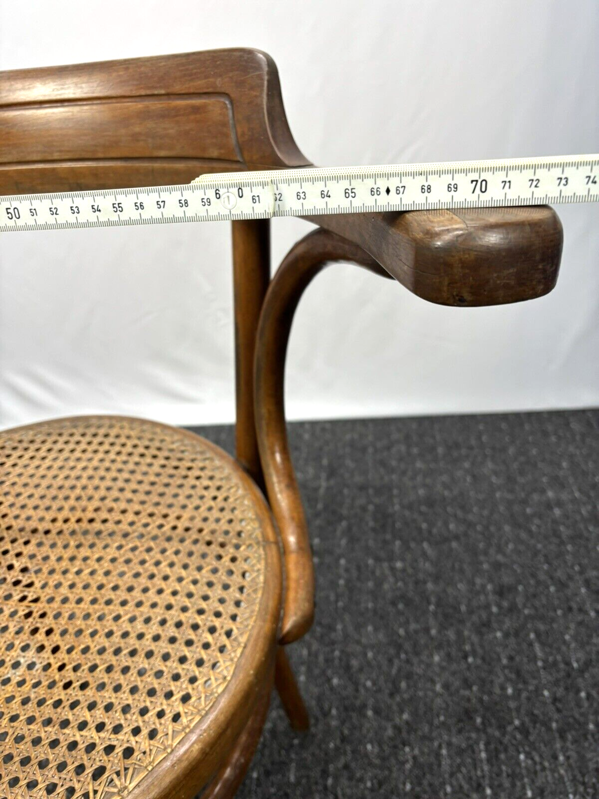 ORIGINAL Fischel Bugholz Armlehnstuhl Gropius Extra Breit Wiener Gefl. Art Deco