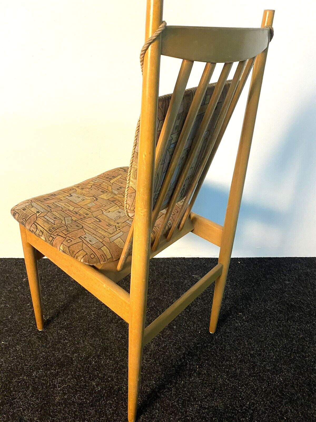 1 von 4  Midcentury Casalla Stuhl, Esszimmer, Küche, Vintage, Art Deco