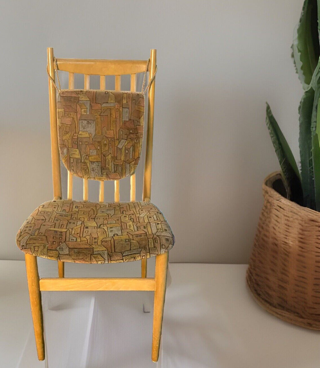 1 von 4  Midcentury Casalla Stuhl, Esszimmer, Küche, Vintage, Art Deco