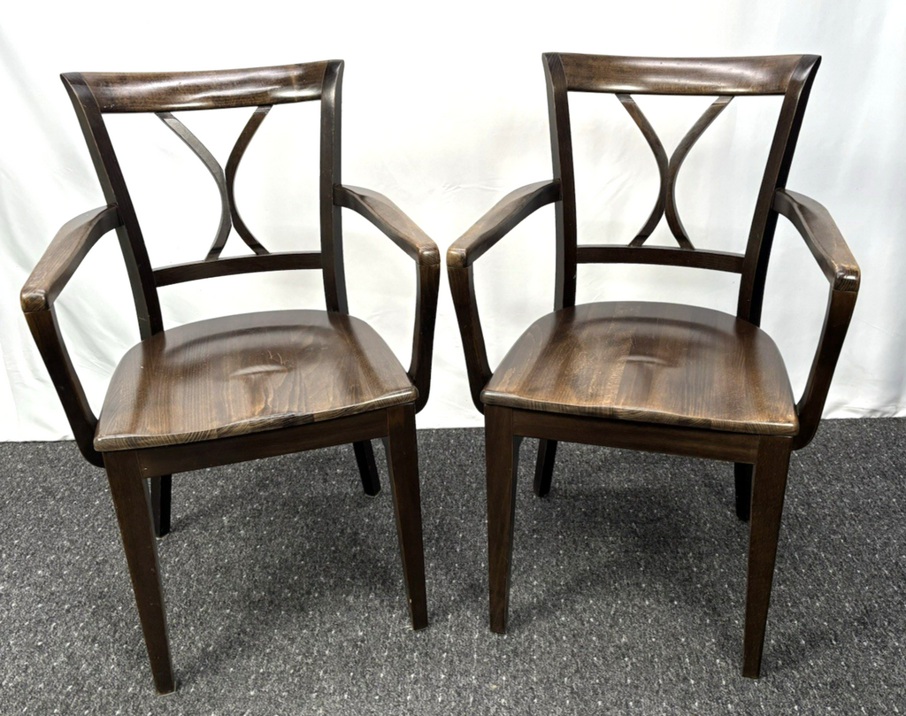 1 von 6 Holz Armlehnstuhl Vintage Stuhl Gastronomie Café Stil