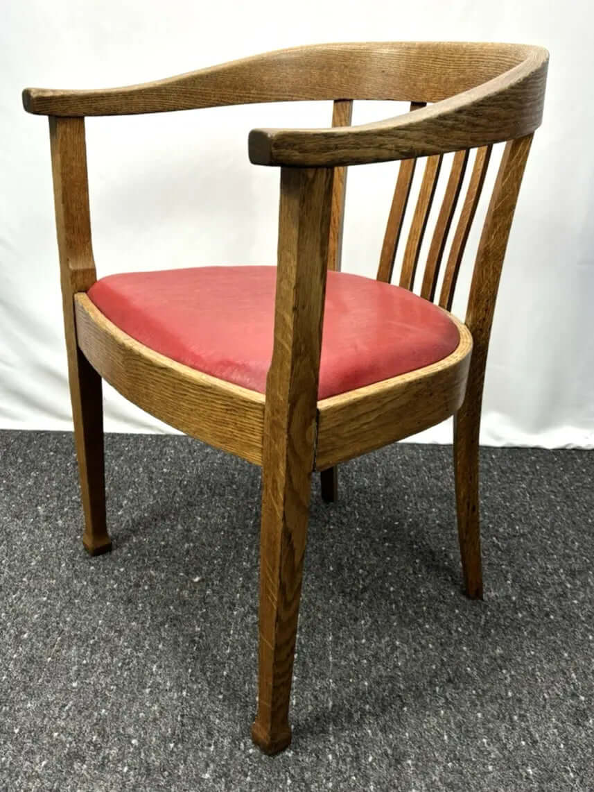 Gropius Armlehnstuhl Massivholz Art Deco Büro Schreibtisch 