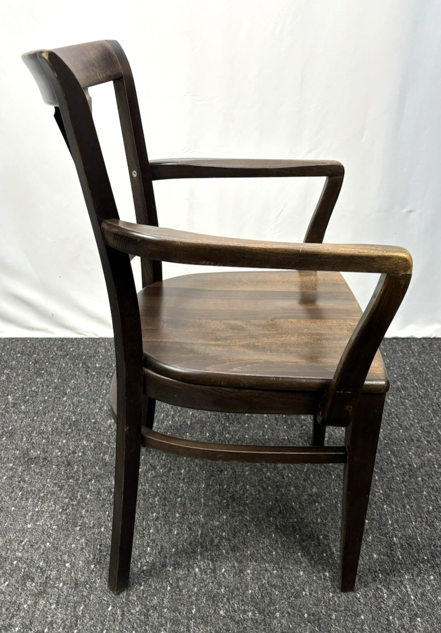 1 von 6 Holz Armlehnstuhl Vintage Stuhl Gastronomie Café Stil