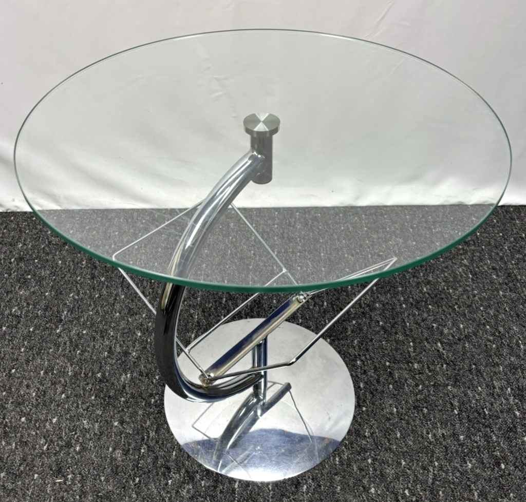 Beistelltisch Couchtisch Kokoon Design Stahlrohr Chrom Bauhaus Vintage