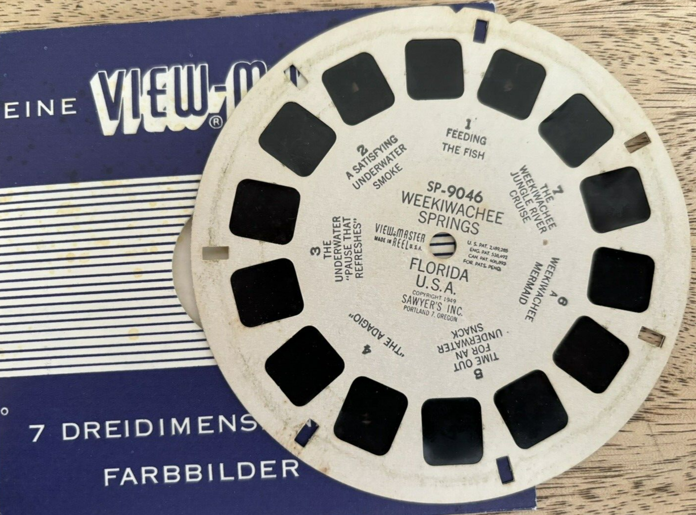 view-master, Weekwachee Springs Florida, viewmaster, guter Zustand