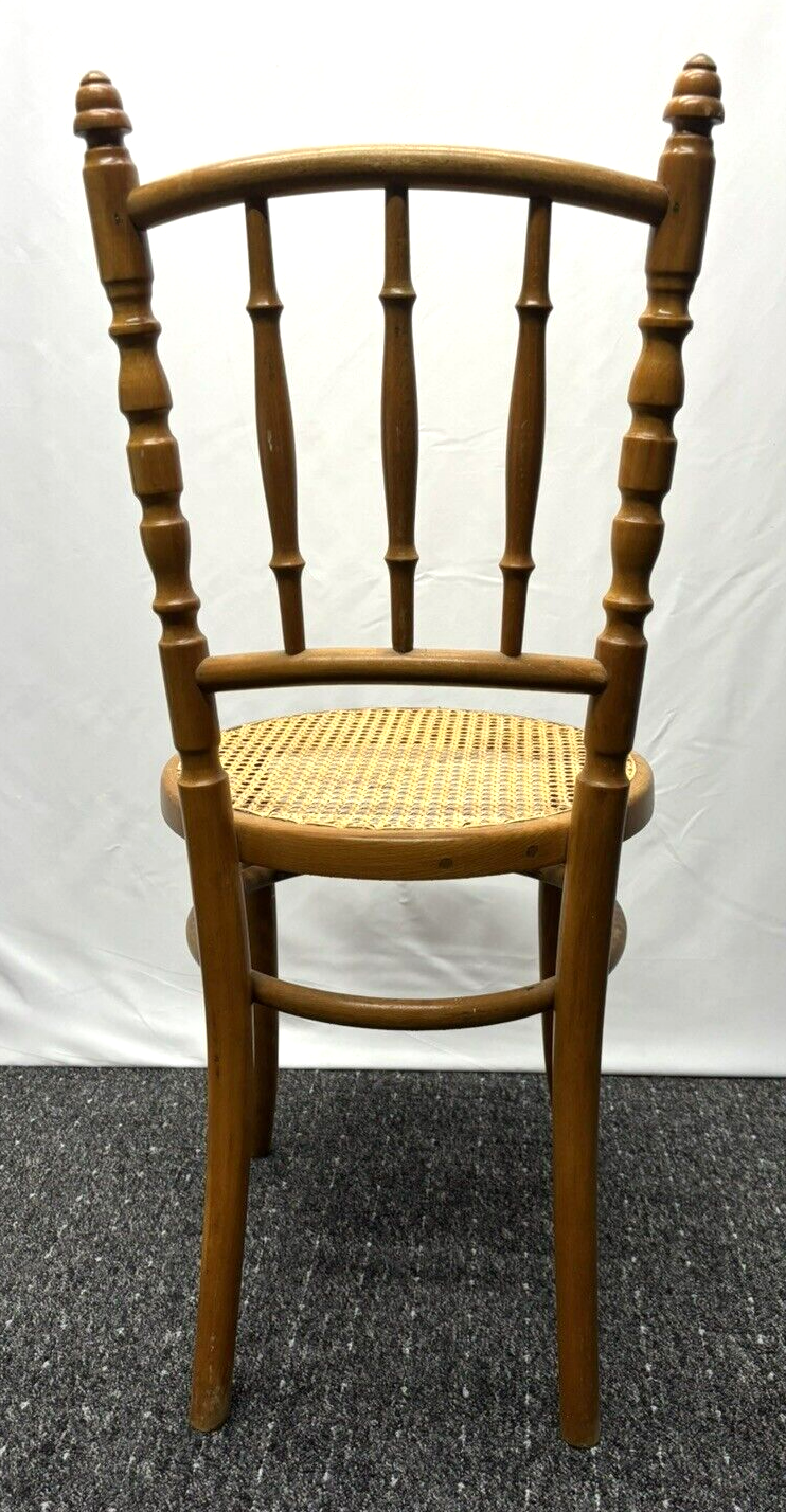 ORIGINAL Fischel Kaffeehaus Stuhl Wiener Geflecht Küche Esszimmer Art Deco Antik