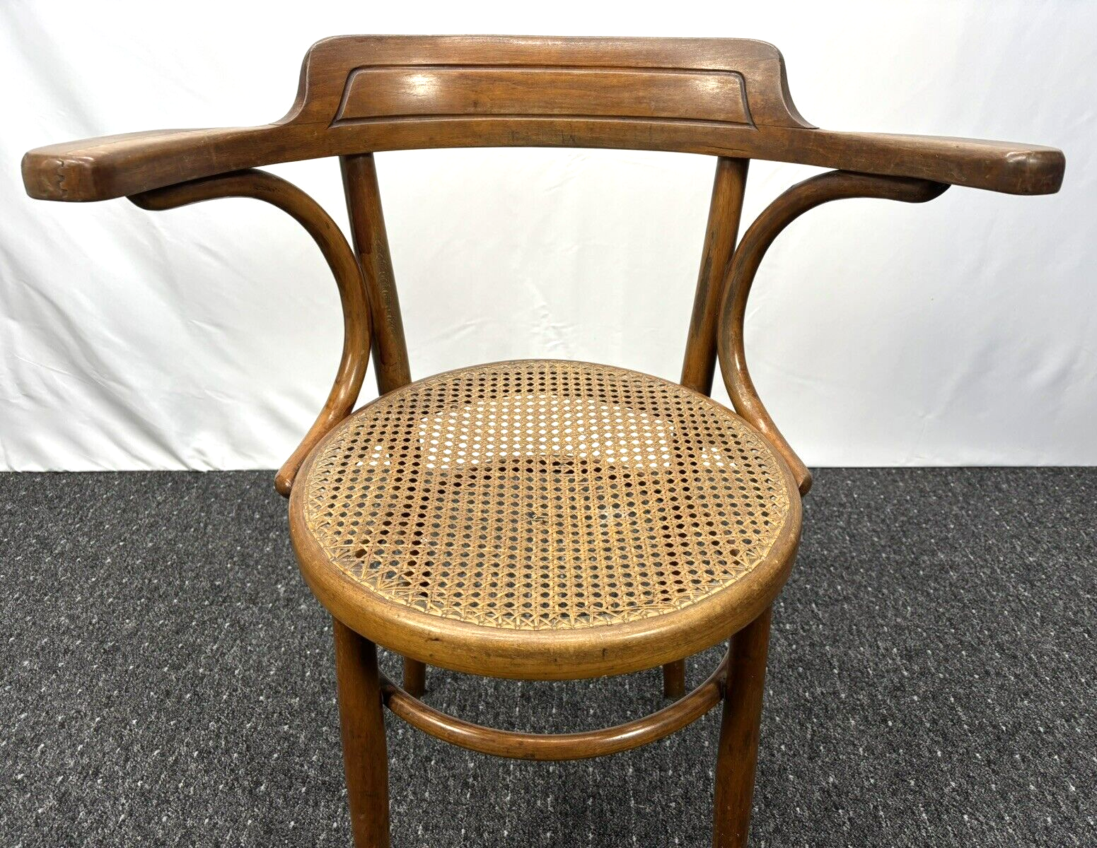 ORIGINAL Fischel Bugholz Armlehnstuhl Gropius Extra Breit Wiener Gefl. Art Deco