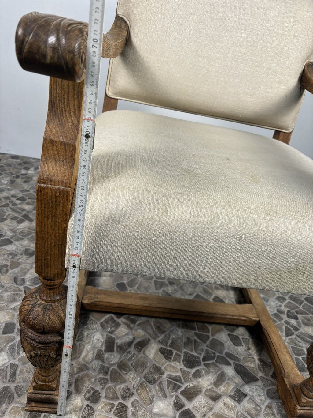 Sessel Antik Thronstuhl Armlehnstuhl Kaminzimmer Lounge Sessel Art Deco