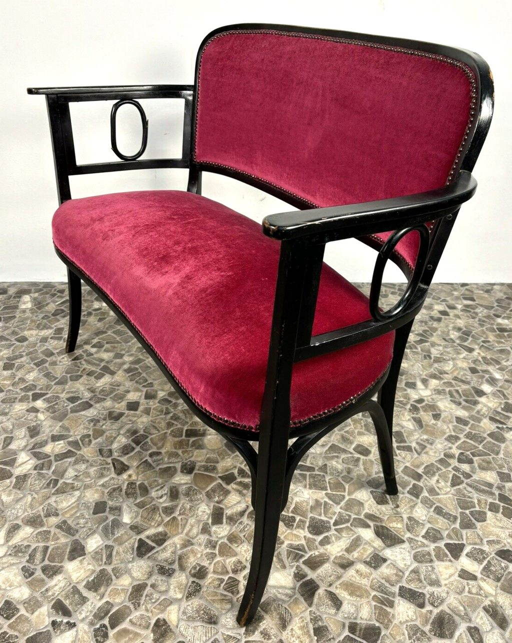 Thonet Sitzbank Kanapee Bugholz – Art Déco – original Gebrüder Thonet
