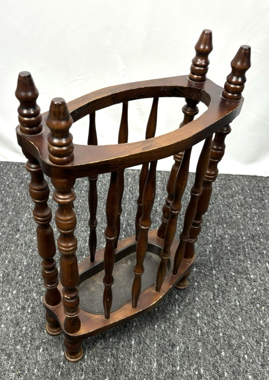 Schirmständer Holz Art Deco Regenschirm Vintage Antik