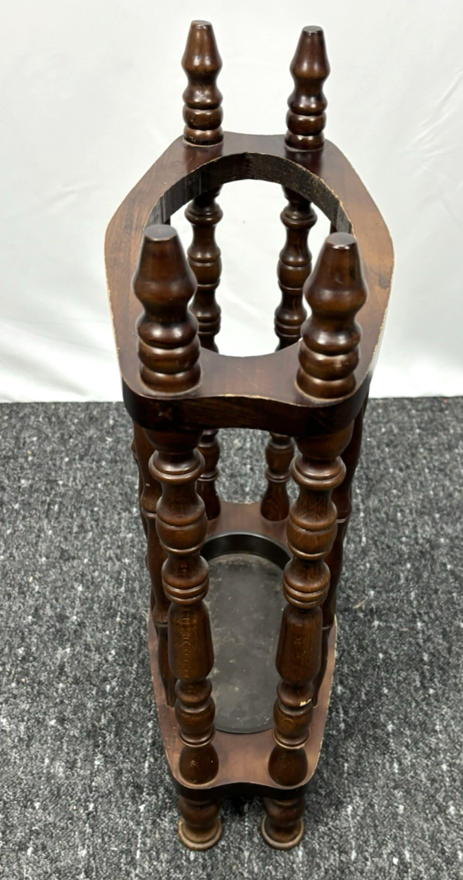 Schirmständer Holz Art Deco Regenschirm Vintage Antik