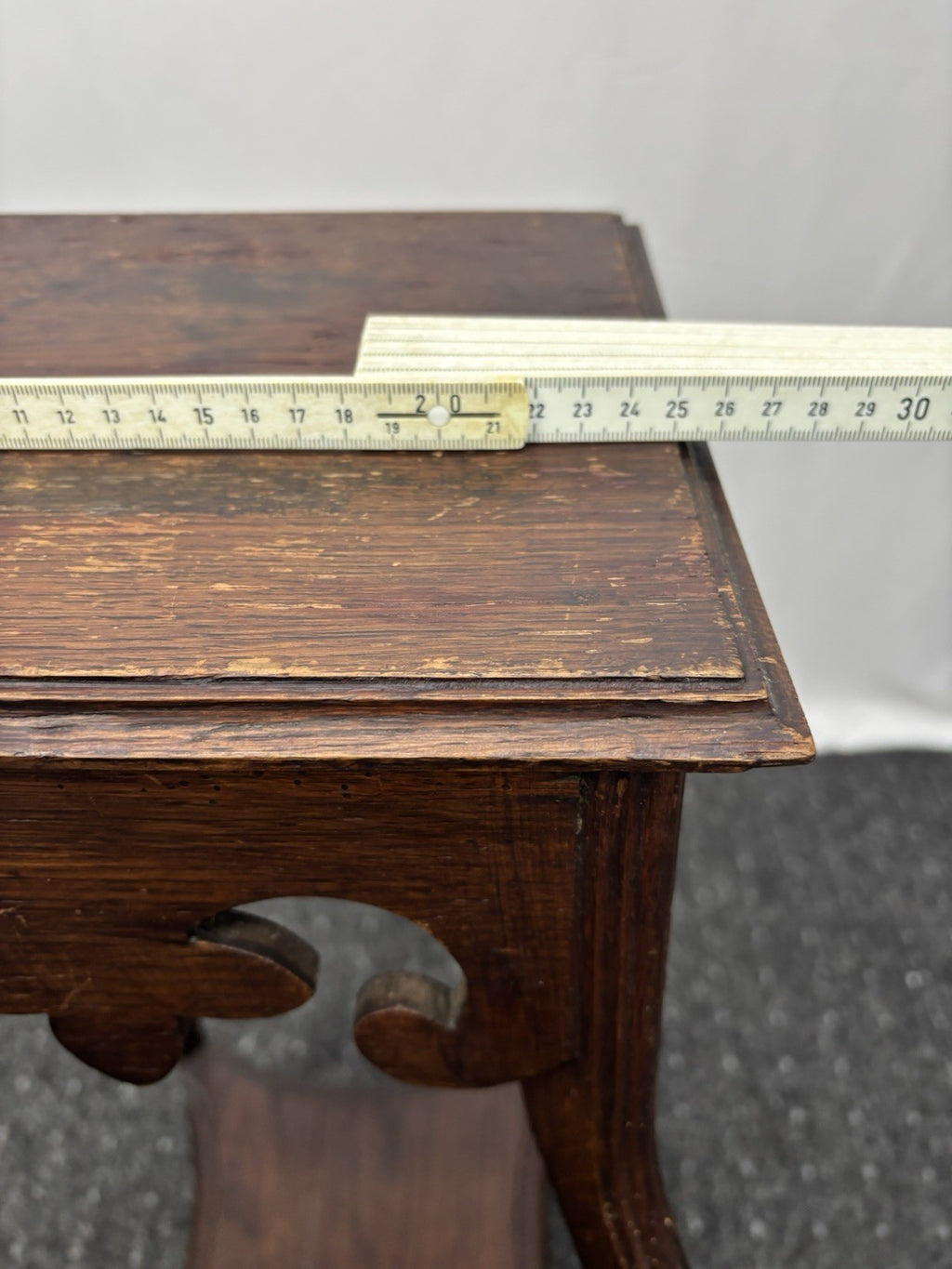 Blumensäule Blumentisch Beistelltisch Holz Art Deco Antik