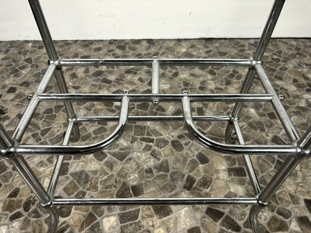 Rauchertisch Stahlrohr Beistelltisch Art Deco Bauhaus schwenkbar