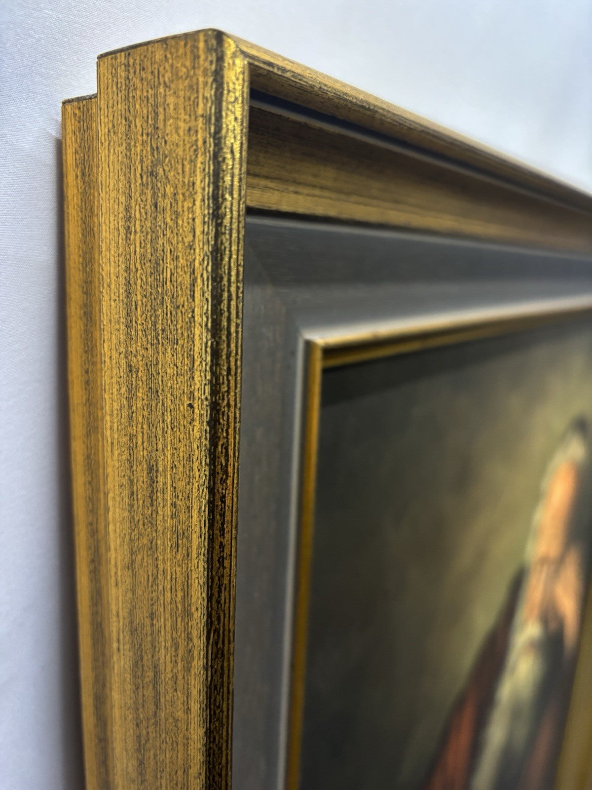 Bild Ölgemälde "Der Eremit" nach Salamon Koninck signiert gerahmt ca. 61 x 73 cm