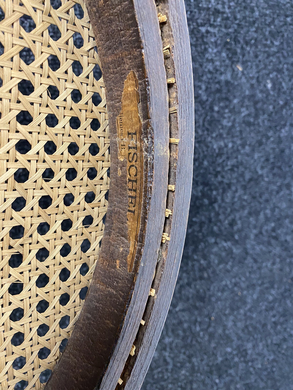 Armlehnstuhl Fischel im Thonet Stil Wiener Geflecht ArtDeco