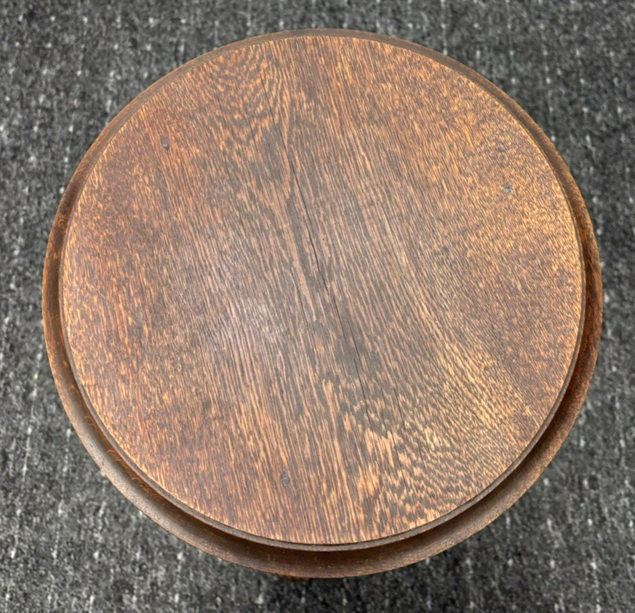 Blumentisch Blumensäule Massivholz Art Deco Antik ca. 68 cm