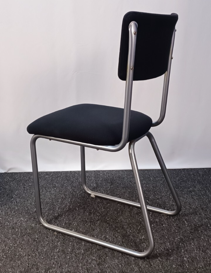 1 von 2 Stühlen Stuhl Bauhaus Stahlrohr Vintage Stahlrohrmöbel Gispen Stil