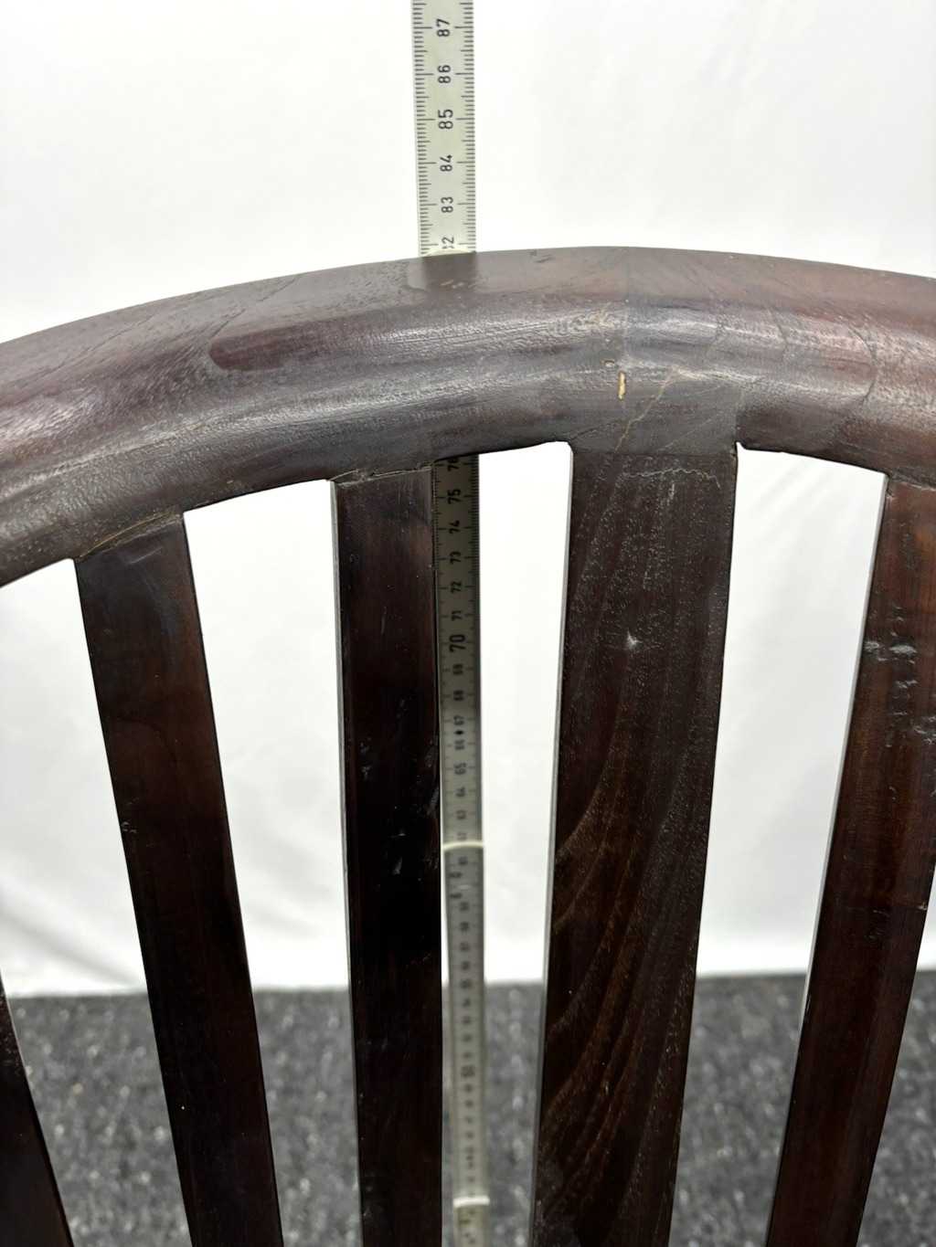 1 von 2 Eckstuhl Kolonial Stil Massivholz Art Deco Vintage Büro Captainchair