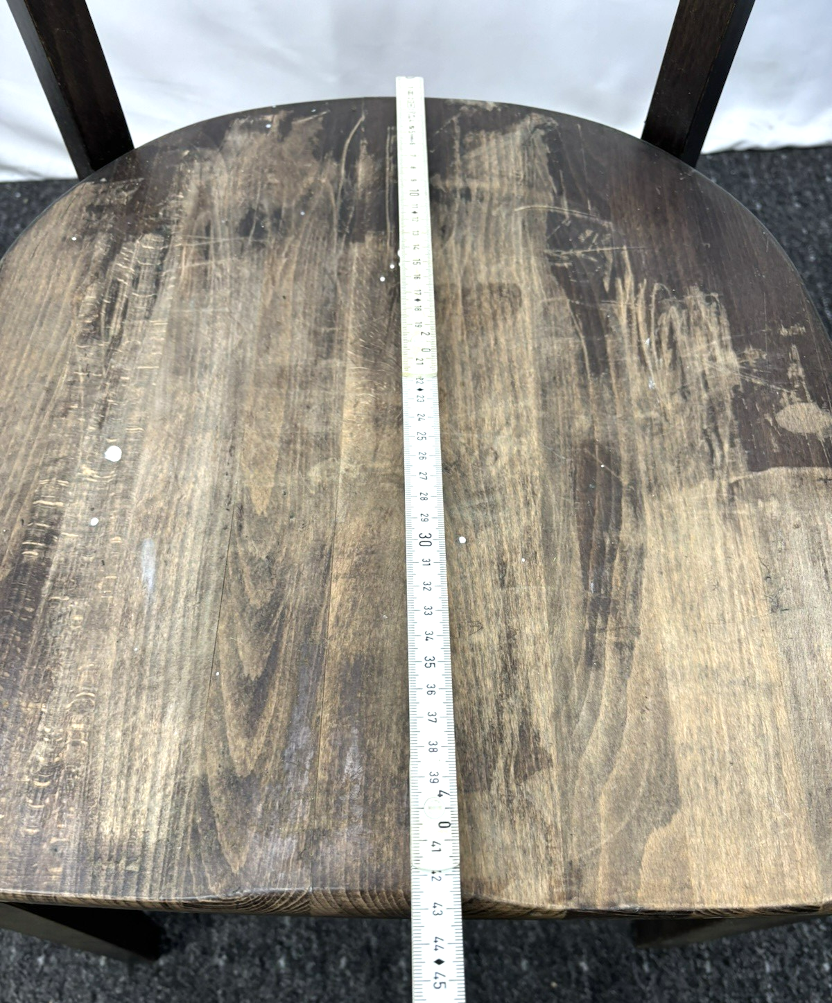 Holz Armlehnstuhl Vintage Stuhl Gastronomie Café Stil an Bastler