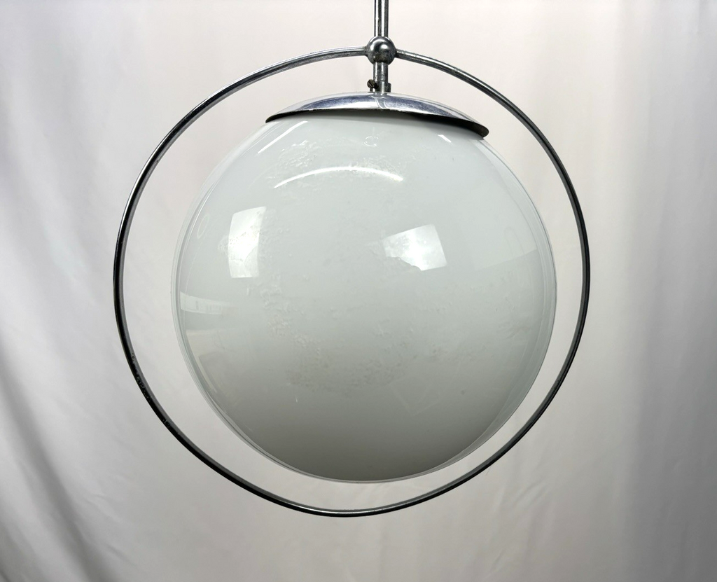 Hängelampe Bauhaus Art Deco Sputnik Space Auge Mid-Century ca. 90 cm hoch
