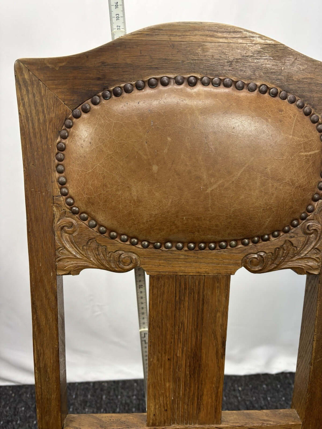 1 von 3  Bistrostuhl Kaffeehaus Art Deco Holz Leder zum Aufarbeiten