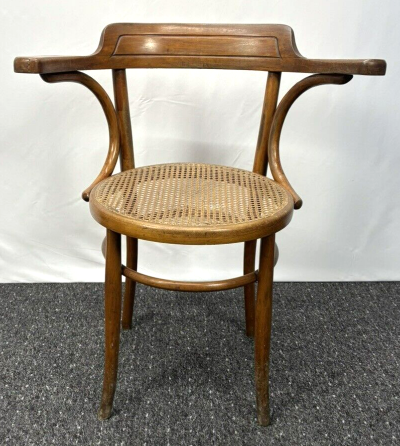 ORIGINAL Fischel Bugholz Armlehnstuhl Gropius Extra Breit Wiener Gefl. Art Deco