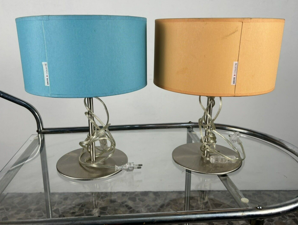 1 von 2 Original Morosini Nachttisch Lampe Modell FOG Vintage Tischlampe Italien