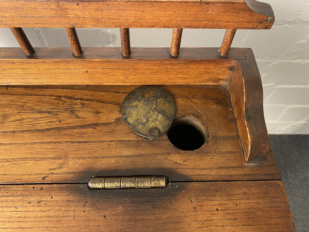 Antiker Holztisch, Schreibtisch, Massivholz, Sekretär, Zeichnentisch